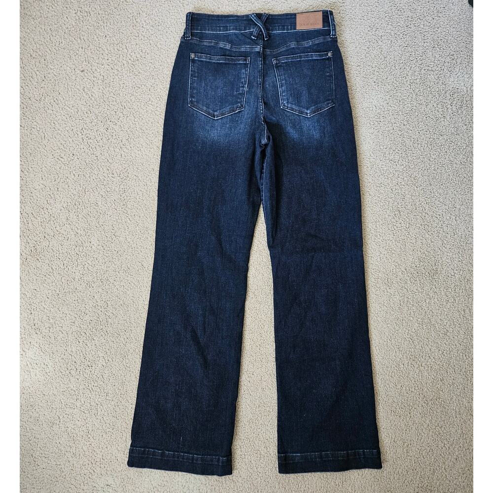 Judy Blue High Waist Trouser Wide Leg Denim Jeans 11 / 30 - Picture 3 of 9